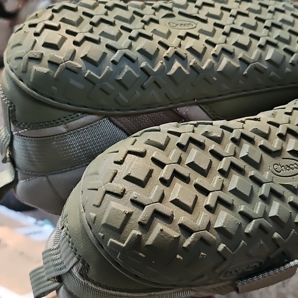 Chaco Men's Ramble Rugged Canvas Shoe Showroom Sample Size 9 Khaki Green - Picture 6 of 9